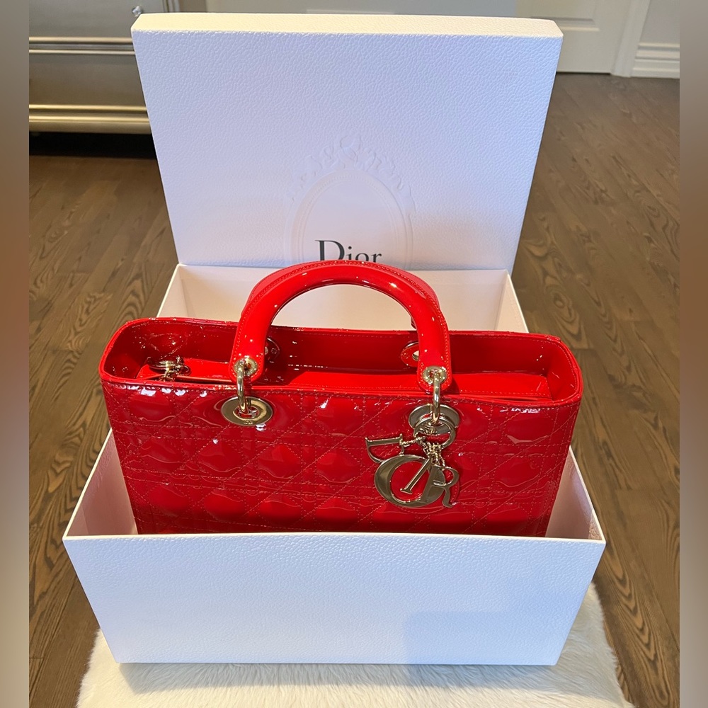 Brand new condition Lady Dior bag (Medium)